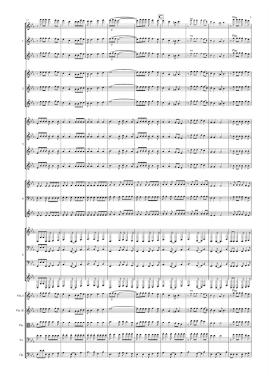 Feliz Navidad Christmas scores gallery preview page 3