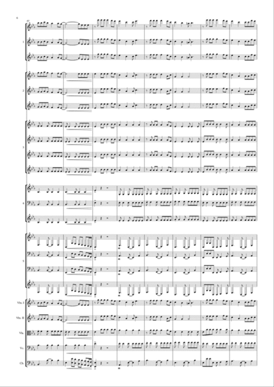 Feliz Navidad Christmas scores gallery preview page 6