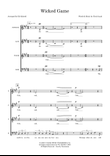 Wicked Game (arr. Ed Aldcroft)