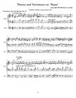 Prelude Variations and Fugue on 