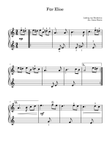 Für Elise - Easy Piano (Level 1)