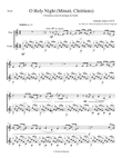 Minuit, Chretiens (O Holy Night) - Duo for flute (or violin) and guitar