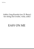 Easy On Me