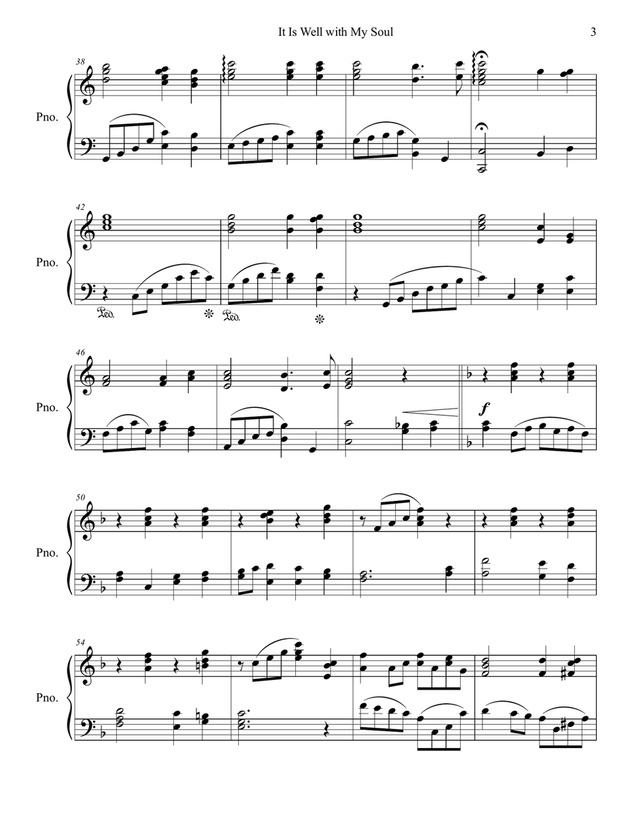 It Is Well With My Soul It Is Well With My Soul Piano Solo scores gallery preview page 3