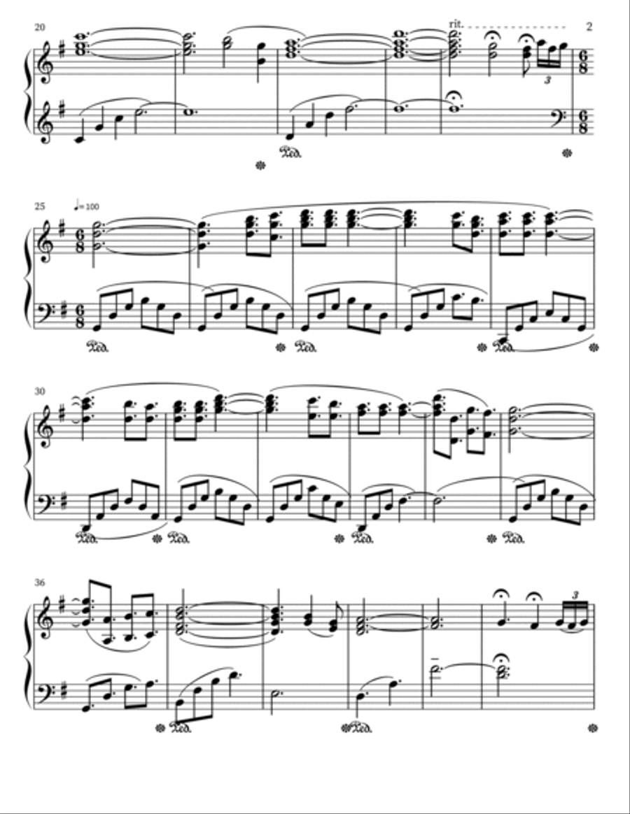 Come, come ye saints Come, come ye saints Piano Solo scores gallery preview page 2