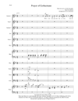 Prayer Of Gethsemane - Score Only
