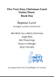 Christmas Carol Guitar Duets