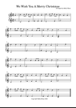 We Wish You A Merry Christmas Small Harp
