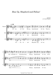 Rise Up, Shepherd, and Follow, for SAA a cappella