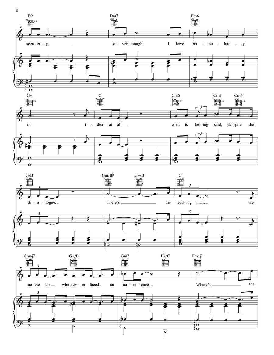 Where's The Orchestra? Where's The Orchestra? Piano, Vocal, Guitar scores gallery preview page 2
