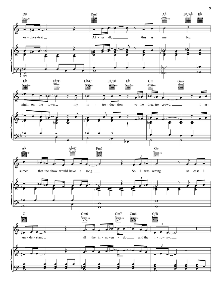 Where's The Orchestra? Where's The Orchestra? Piano, Vocal, Guitar scores gallery preview page 3
