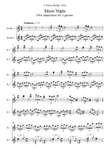 Silent Night (for 2 guitars)