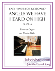 Angels We Have Heard on High (Easy Hymns for Keyboard)