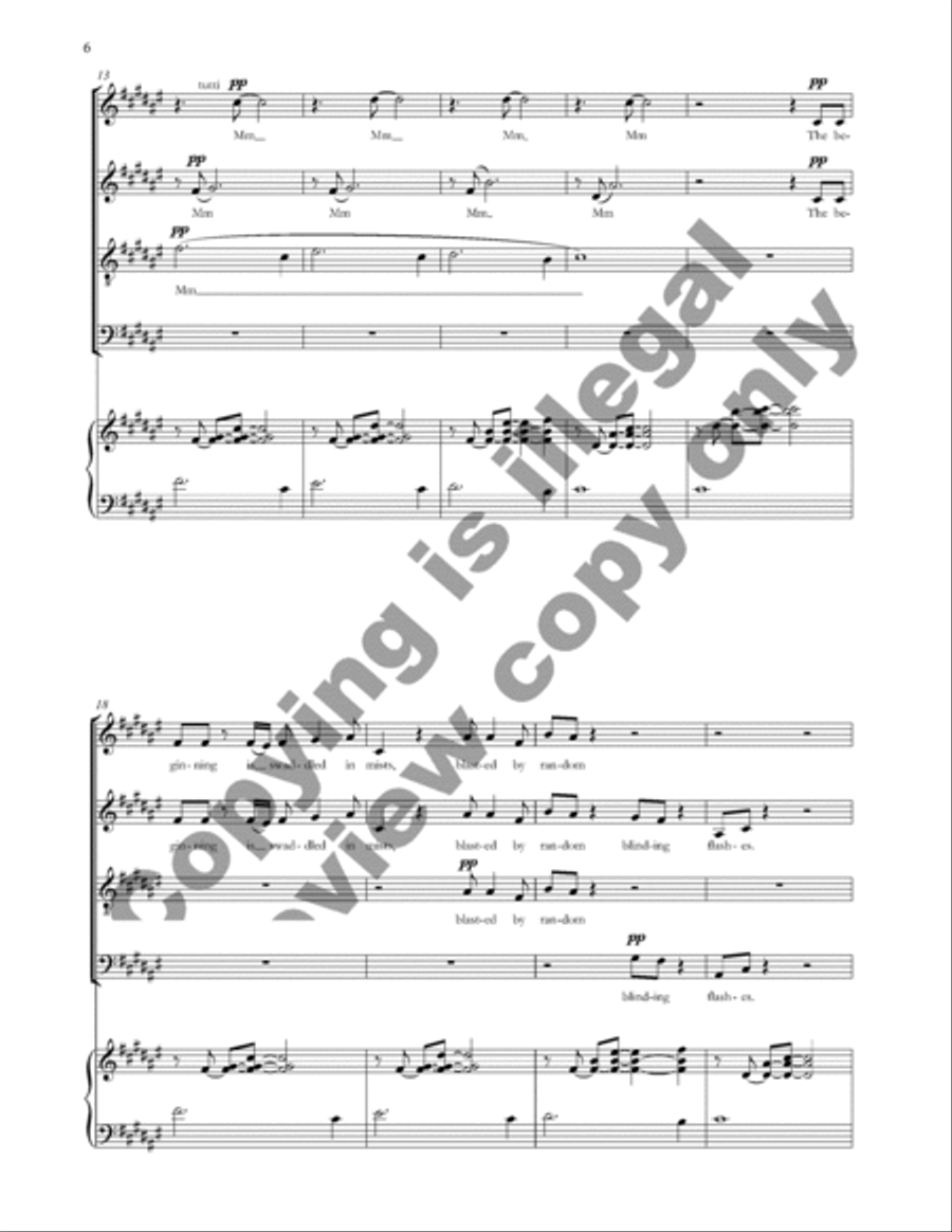 A River out of Eden (Choral Score) 4-Part scores gallery preview page 5