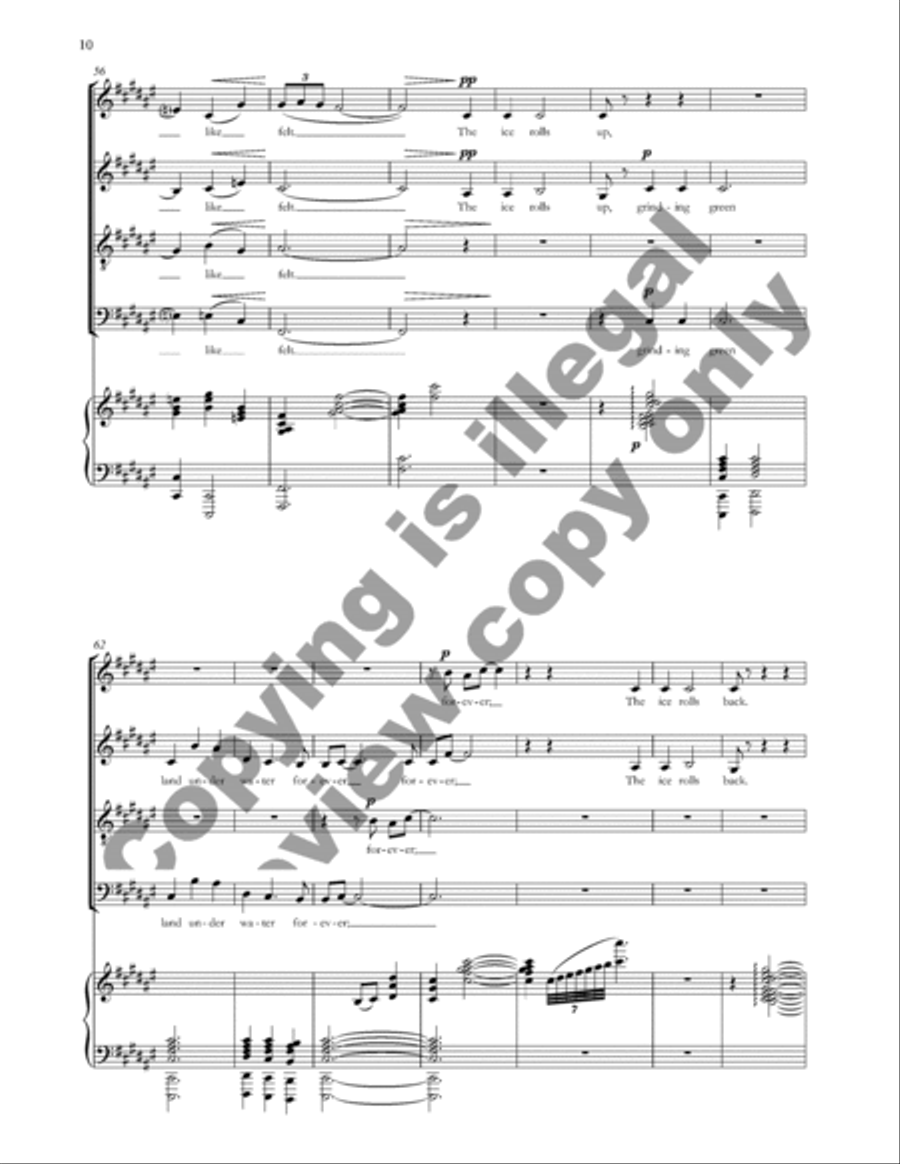 A River out of Eden (Choral Score) 4-Part scores gallery preview page 9