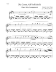 Oh Come All Ye Faithful - Piano Solo