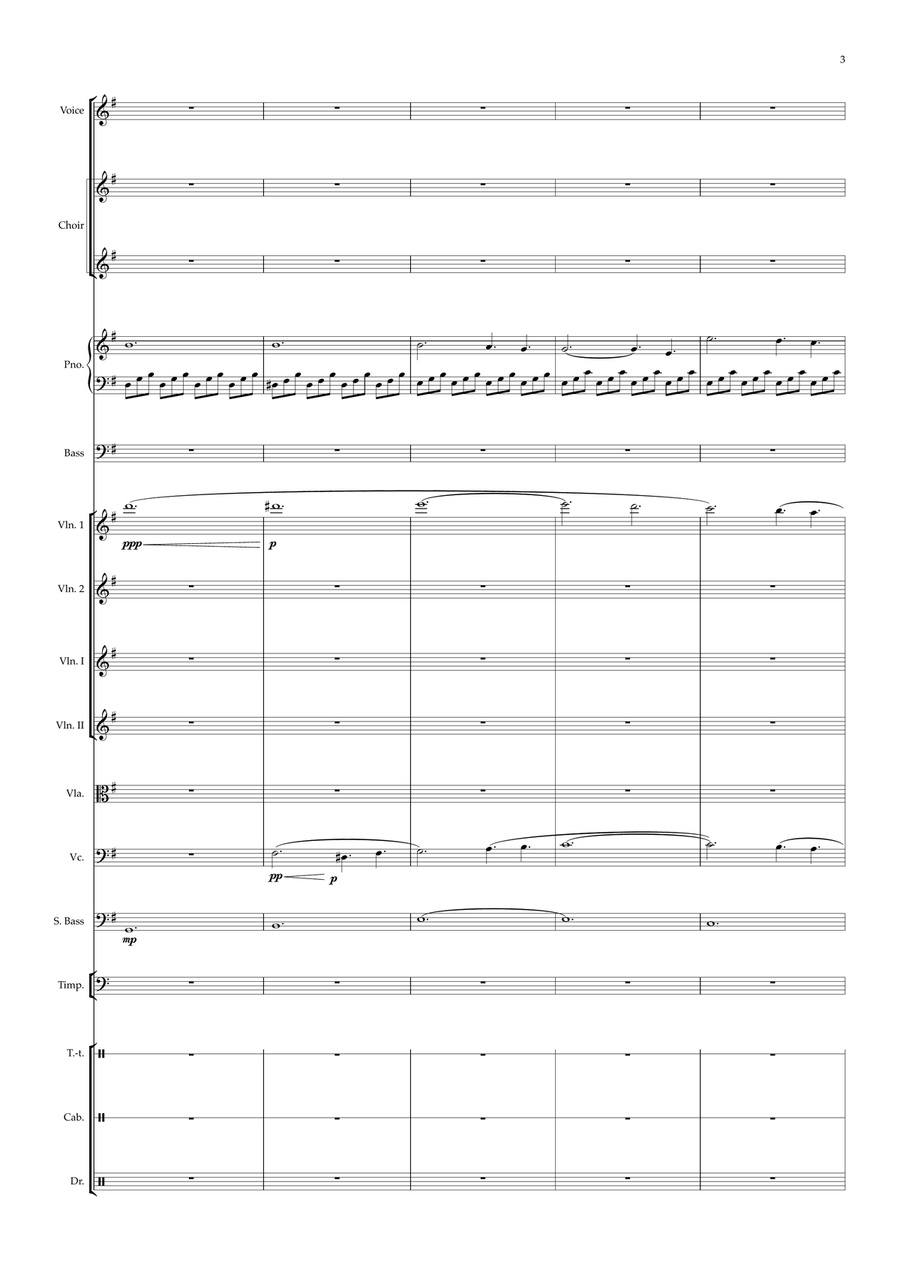 Exogenesis: Symphony Part Iii (redemption) Large Ensemble scores gallery preview page 3