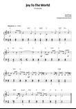 Joy To The World (easy piano – with chords)