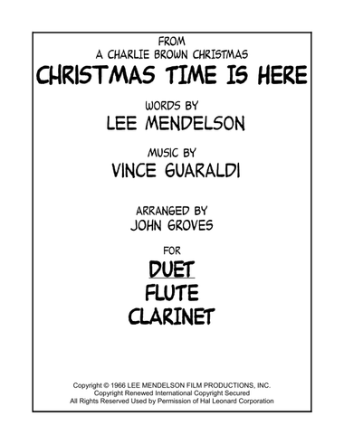 Christmas Time Is Here