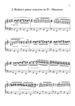 J. Brahms piano concerto in D - Maestoso