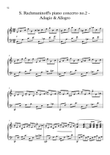 S. Rachmaninoﬀ piano concerto no.2 - Adagio & Allegro themes
