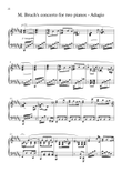 M. Bruch concerto for two pianos - themes from Adagio