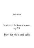 Scaterred Autumn Leaves op. 29 full score
