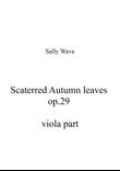 Scaterred Autumn Leaves op. 29 viola part