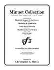 Minuet Collection, for two violins and piano