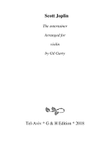 The entertainer (arrangement for violin solo)