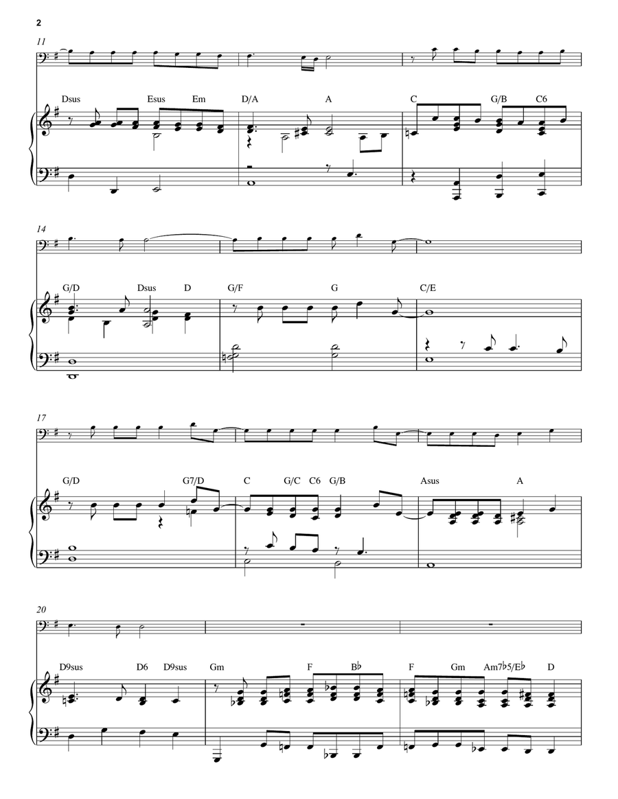 Lullabye (Goodnight, My Angel) Piano scores gallery preview page 2