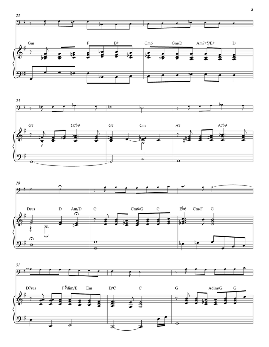 Lullabye (Goodnight, My Angel) Piano scores gallery preview page 3