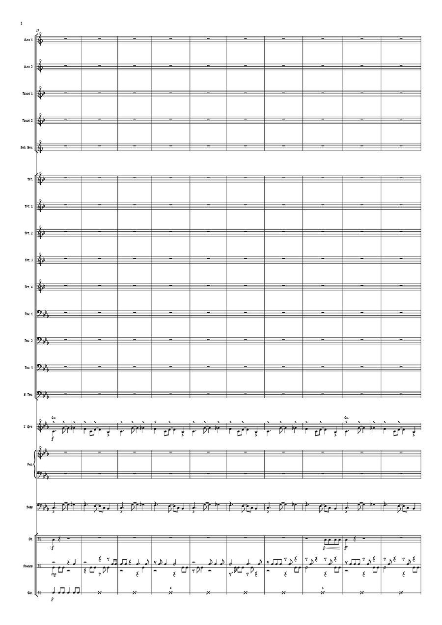 Tank! Tank! Jazz Ensemble scores gallery preview page 2