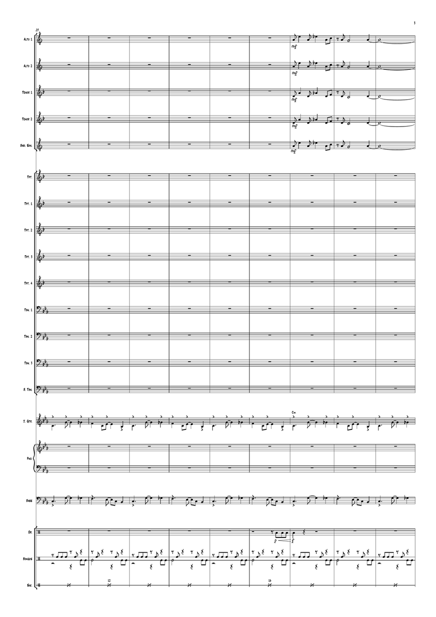Tank! Tank! Jazz Ensemble scores gallery preview page 3