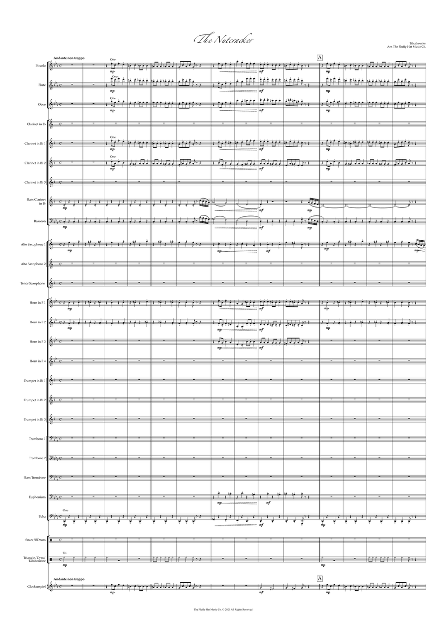 The Nutcracker The Nutcracker Concert Band scores gallery preview page 2