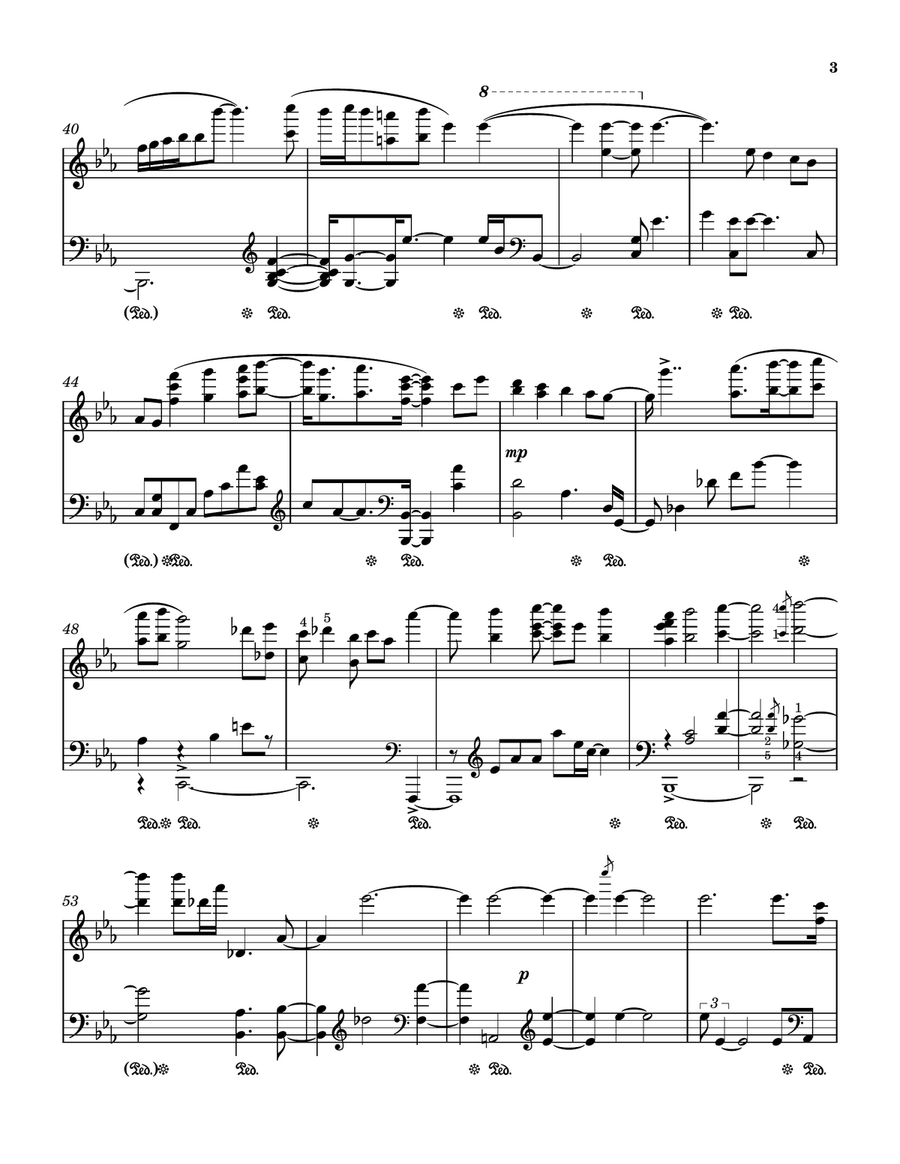 The Way You Look Tonight Piano Solo scores gallery preview page 3