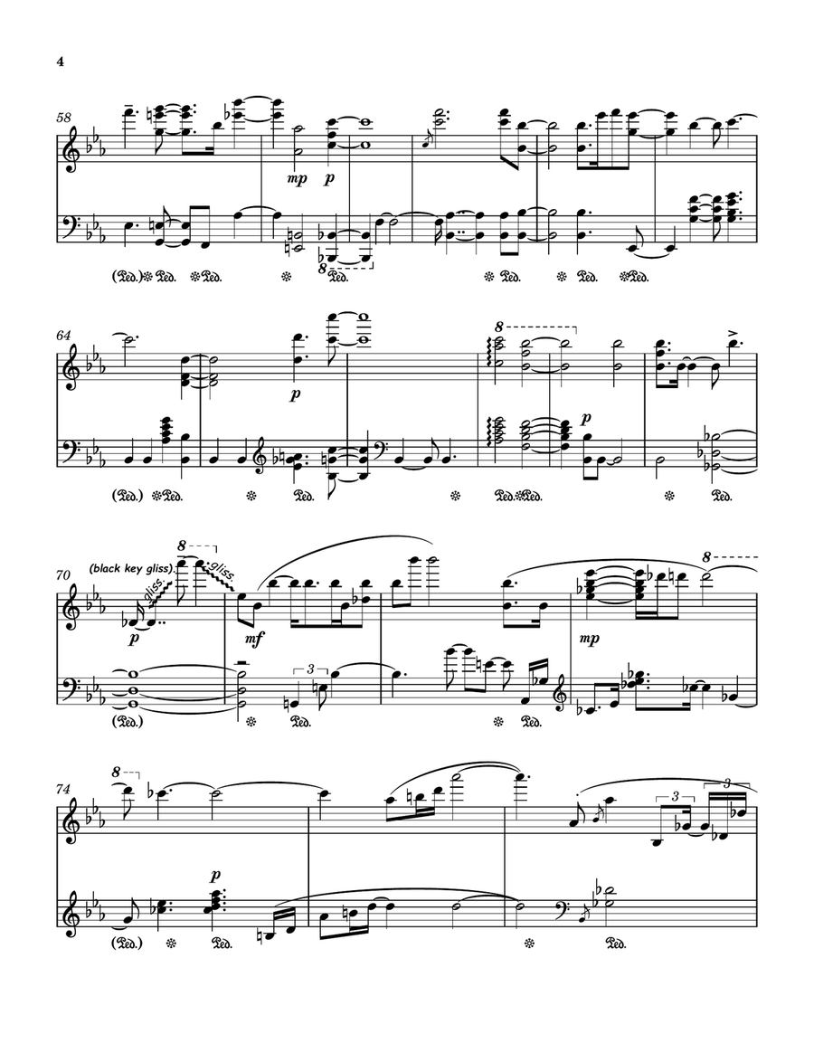 The Way You Look Tonight Piano Solo scores gallery preview page 4
