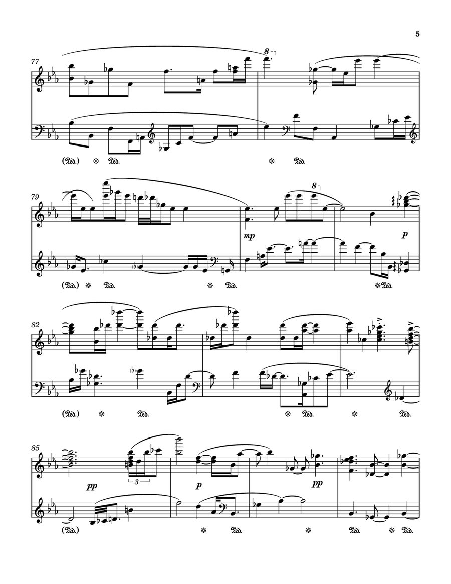 The Way You Look Tonight Piano Solo scores gallery preview page 5