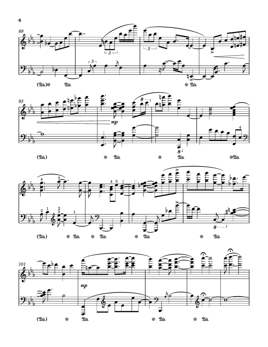 The Way You Look Tonight Piano Solo scores gallery preview page 6