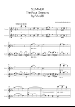 SUMMER by VIVALDI for FLUTE DUET
