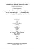 The Name's Bond... James Bond