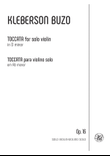 Toccata for Solo Violin op. 16