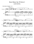 Schumann Bunte Blätter - Stücke I - Cello and Piano
