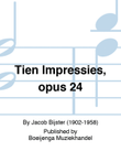 Tien Impressies, opus 24