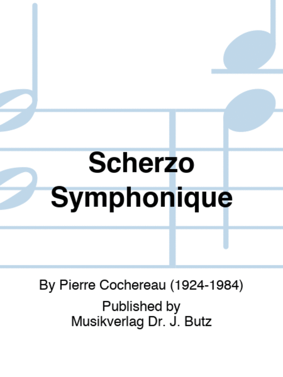 Scherzo Symphonique Organ scores gallery preview page 1