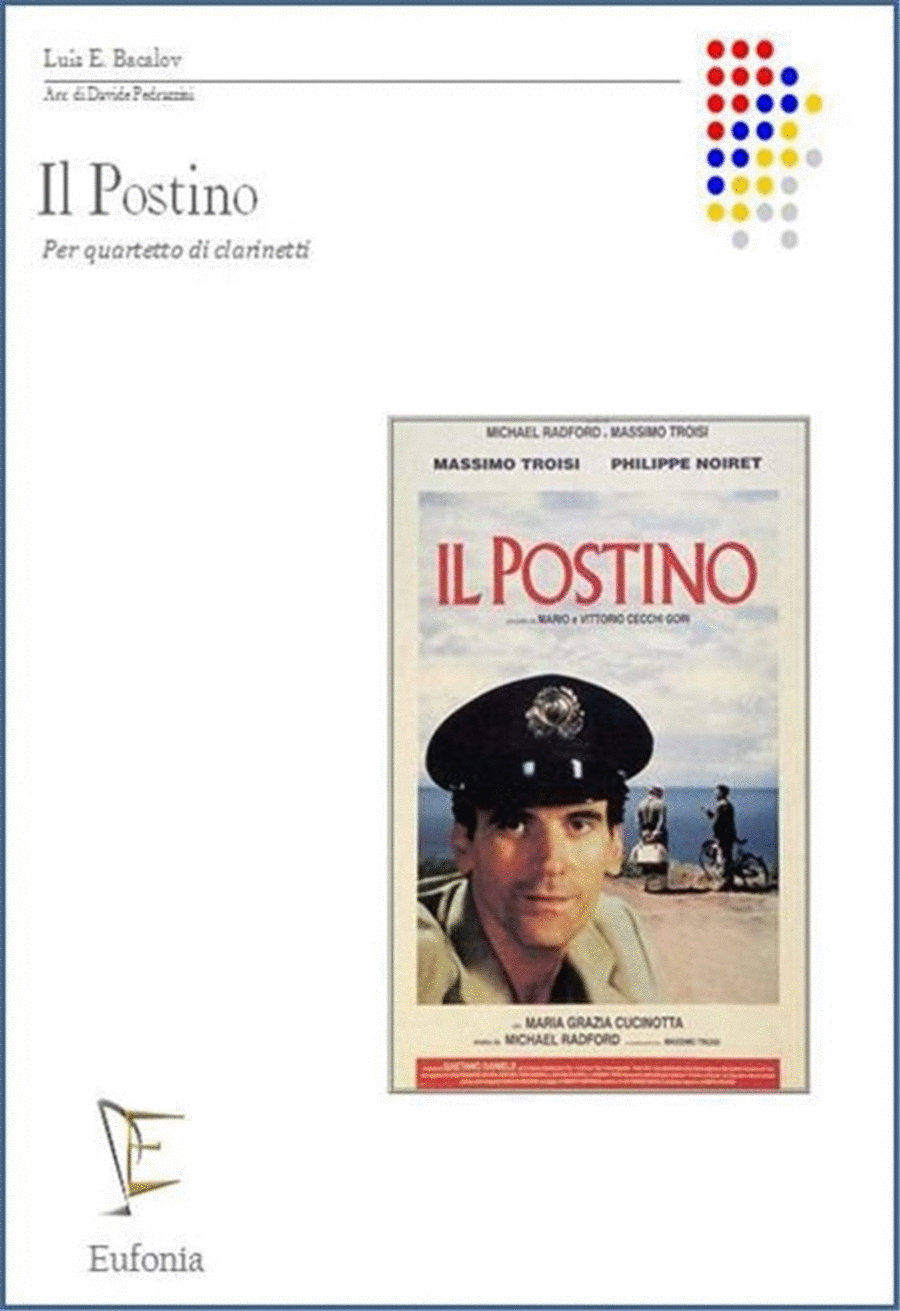 Il Postino Clarinet Quartet scores gallery preview page 1