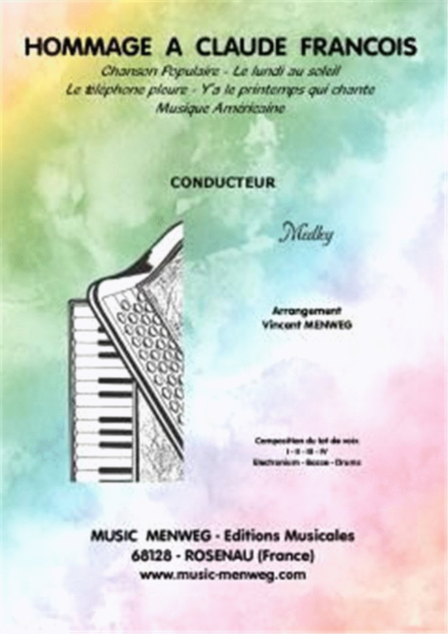 Hommage a Claude Francois Accordion Orchestra scores gallery preview page 1