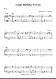 Happy Birthday To You - Harp Solo with Chords