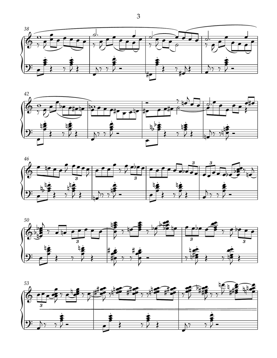 Etude-caprise #1 for free bass button accordion Accordion scores gallery preview page 3
