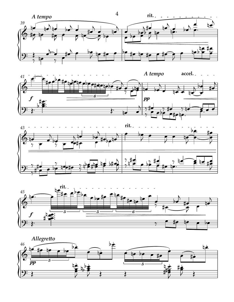 Etude-capris #3 for free bass button accordion Accordion scores gallery preview page 4